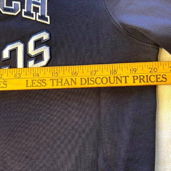 Scotch & Soda Blue Sweatshirt Long Sleeve Cotton Blend Varsity Spell-out Medium - Picture 11 of 14